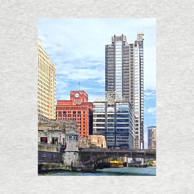 Chicago IL - Water Taxi Passing Under Lyric Opera by SusanSavad